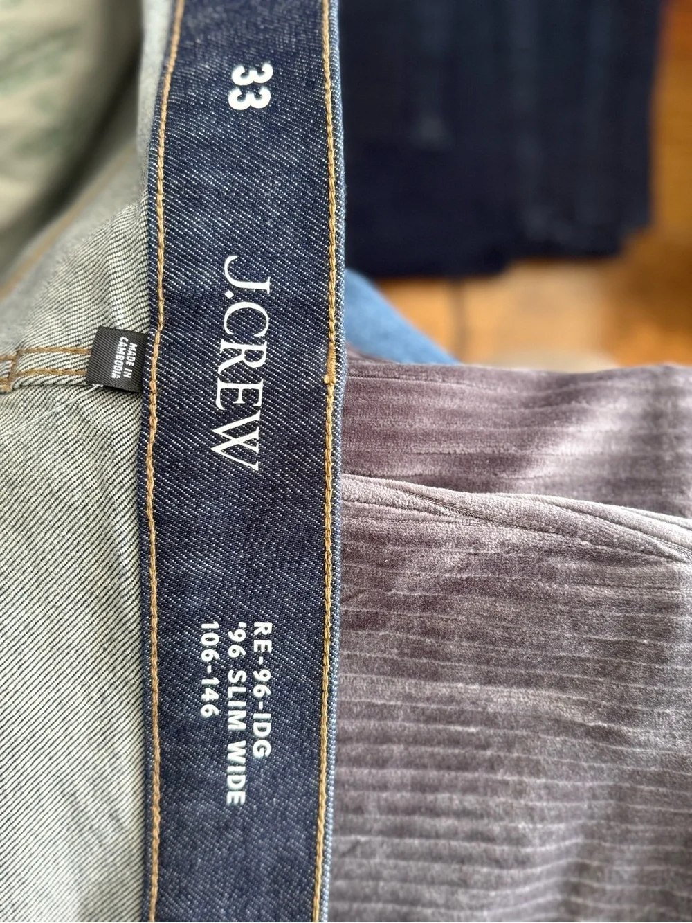 J. Crew Dark Indigo Cropped Straight-Leg Jeans NWT